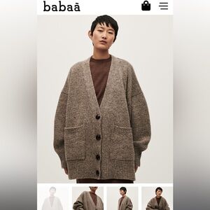 Babaa coat no17 in dark mist